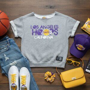 NBA 4HER by UNK Los Angeles Lakers Graphic Pullover